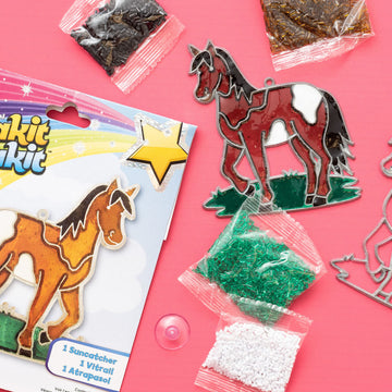 Colorbok TB-48945 Makit and Bakit Suncatcher Kit, Horse