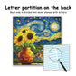Starry Night Puzzle 1000 Pieces-Moonlit Night, Sunflower Puzzles for Adults 1000 Pieces, Impossible Stained Glass Puzzles for Seniors Family