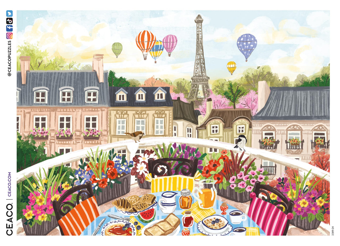 Ceaco - Perfect Paris - 500 Large Piece Jigsaw Puzzle for Adults