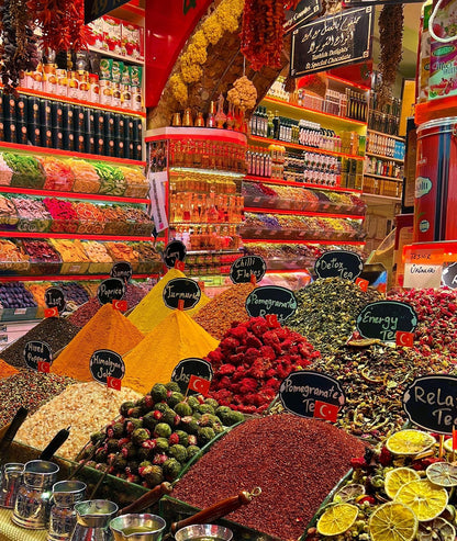 Springbok's Istanbul Spice Market 500 Piece Jigsaw Puzzle for Adults Takes You on a Journey Through The Colorful Markets of Istanbul - Made in The USA
