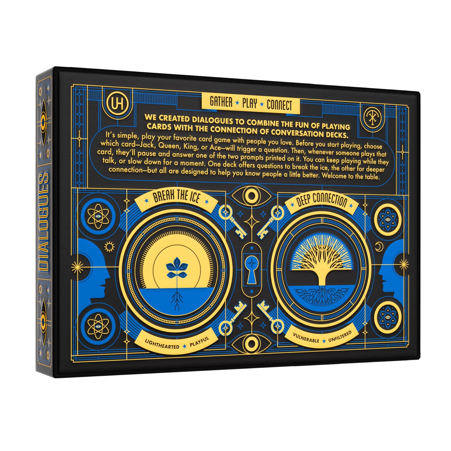 theory11 Dialogues Playing Cards - Premium Decks for Meaningful Conversations | Ice-Breakers & Deep Connection Prompts | Developed by Will Guidara