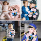 DolliBu Pig Police Officer Plush Toy - Super Soft Sitting Pig Cop Stuffed Animal Dress Up with Cute Cop Uniform & Cap Outfit Gift for Law Enforcement