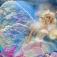 ANGEL PRINCESS BARBIE "Flying" DOLL w Glittery Gown & WINGS (1998)