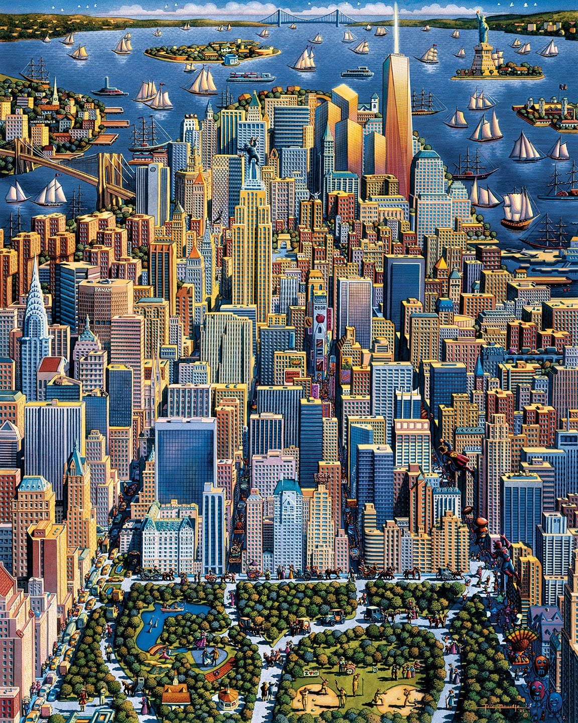 Dowdle Jigsaw Puzzle - New York - 1000 Piece