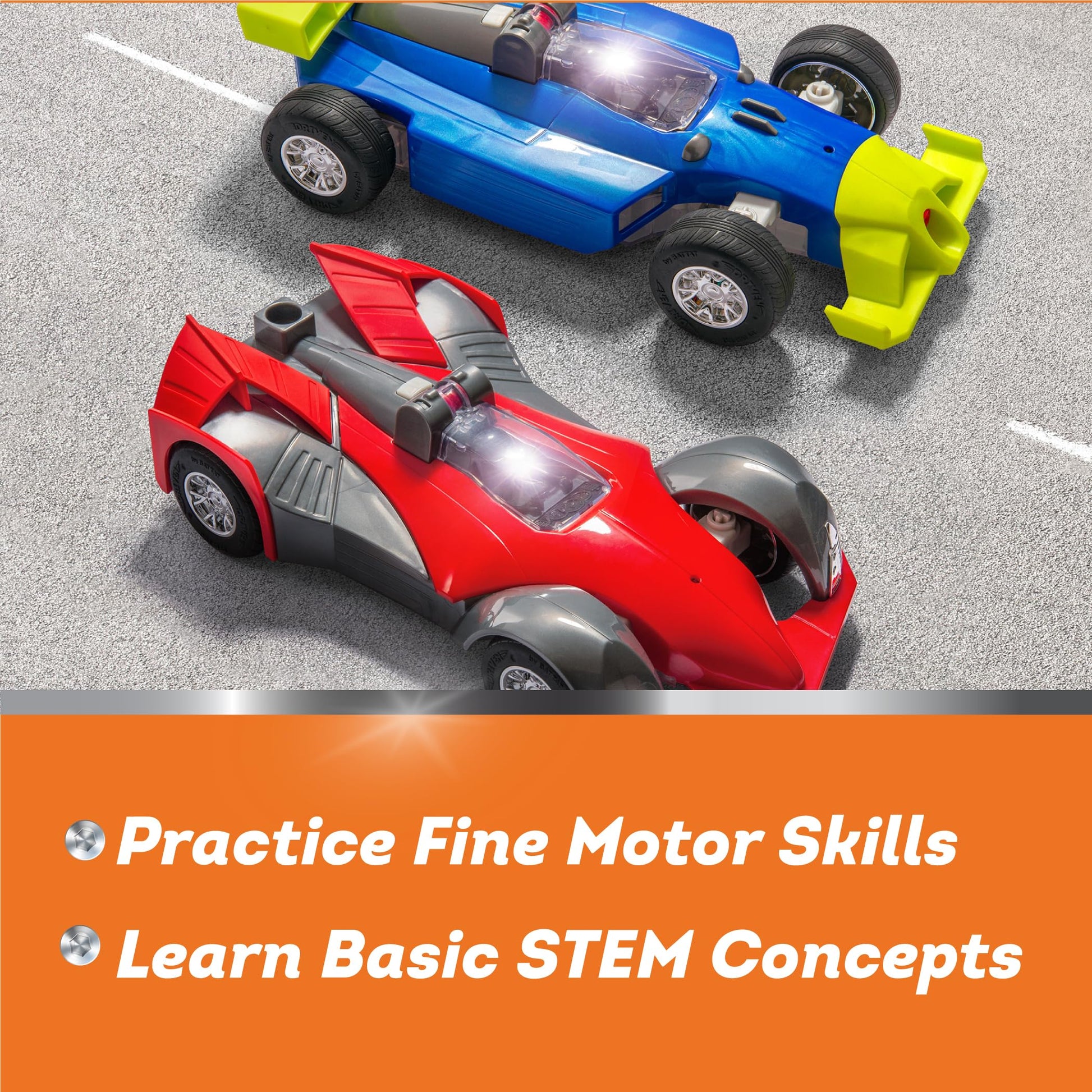Driven by Battat Take Apart R/C Race Car with Lights and Sounds, Vehicles 1