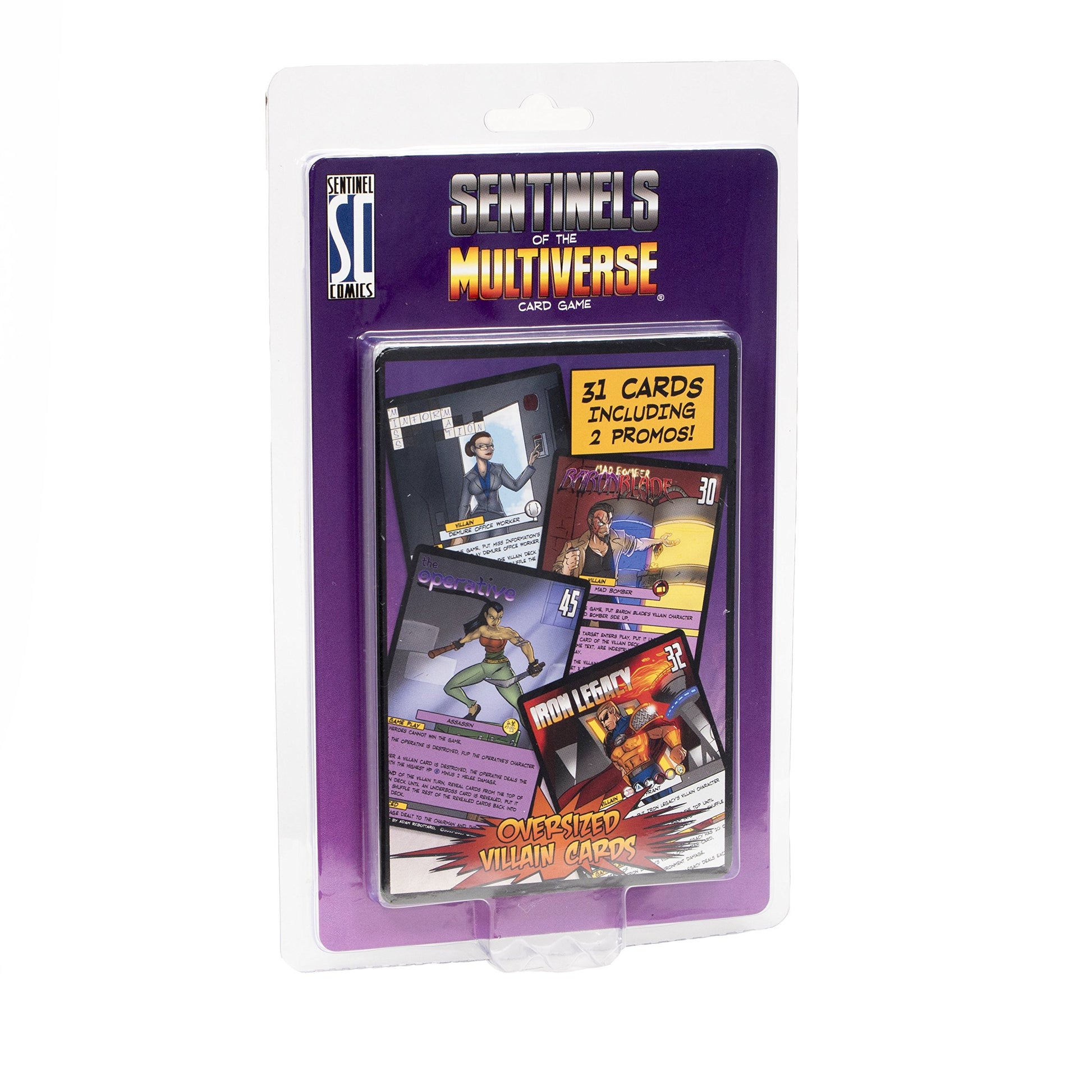 Greater Than Games Sentinels of The Multiverse: Oversized Villain Character Cards Game