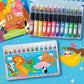The Piggy Story Glitter Gel Crayons, Set of 12 Crayons in Animals Around the World Design