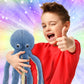 DolliBu Blue Octopus Super Soft Stuffed Animal, Cute Realistic Ocean Stuffed Animals for Girls, Boys, Adults Animal Gifts, Kids Nursery Decor