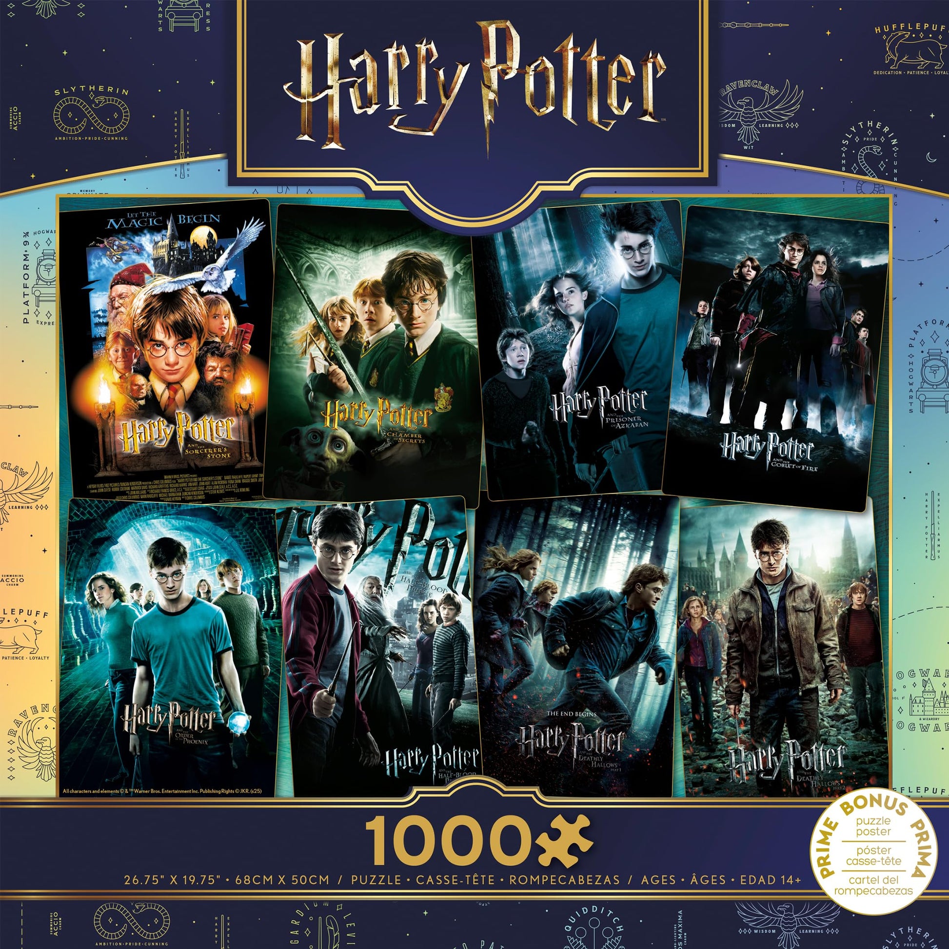 Ceaco - Harry Potter Posters - 1000 Piece Jigsaw Puzzle for Adults