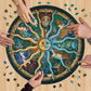 Zodiac Puzzles for Adults 1000 Pieces - Round Horoscope Astrology Jigsaw Puzzle, Challenging Difficult Mandala Constellation Puzzle for Adults, 26.7