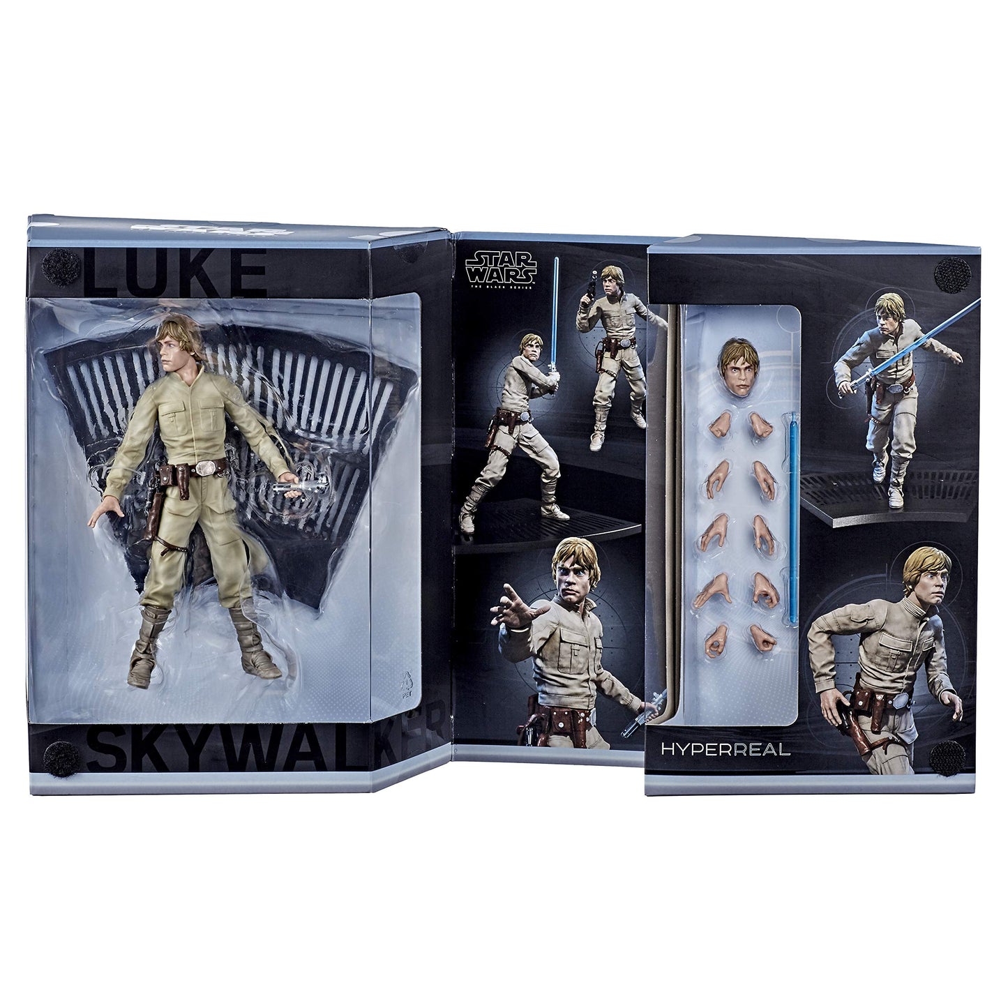 STAR WARS E6611 The Black Series Hyperreal The Empire Strikes Back Luke Skywalker Toy, Collectible 8" Scale Figure, Fans & Collectors