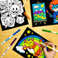 Super Pack of 18 Fuzzy Coloring Posters (Silly Kitties Edition) - Arts & Crafts for Kids, Toddlers, Girls, Boys & Adults - Great for Family Fun