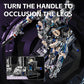 CSNRHG Mechanical Skeleton Robot Building Block Toy 692+Pieces Twistable Body and Poseable Design Creative STEM Toy for Kids and Adults