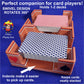 Ritzy 2 Deck Swivel Playing Card Tray, 1-2 Decks: US Made(Steampunk Copper)