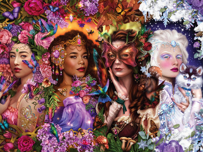 Ceaco - Glitter - Fairy Queens - 750 Piece Jigsaw Puzzle