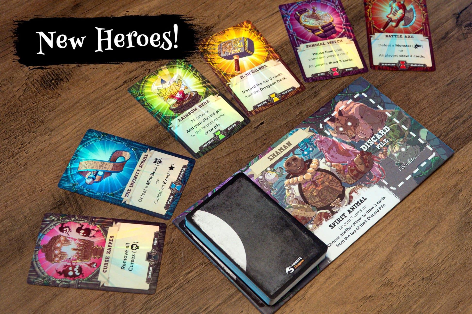 Wiggles 3D 5-Minute Dungeon: Curses! Foiled Again! Expansion | Real-Time Cooperative Board Game Add-On | New Heroes, Curses, Artifacts | 1-6 Players |