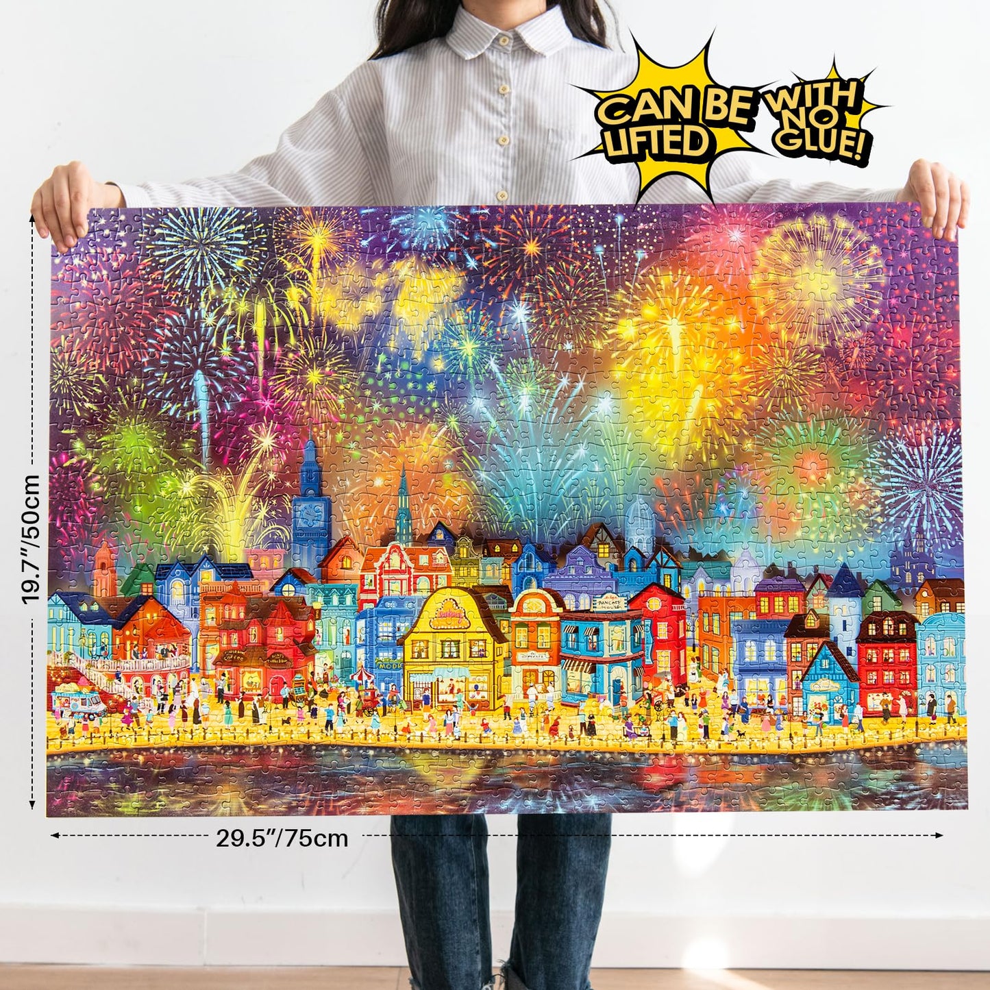 MOMIBOOK 1000 Piece Puzzle for Adults Jigsaw Puzzles, Painting Image, Hard
