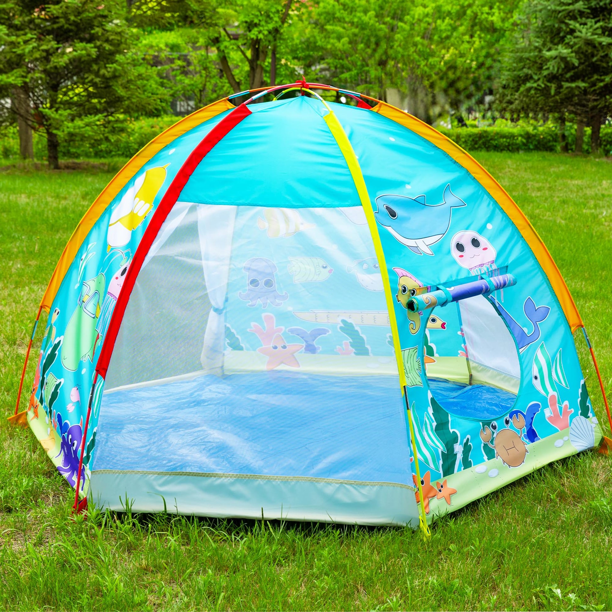 NARMAY Play Tent Ocean World Dome Tent for Kids Indoor/Outdoor Joy