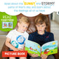 Peaceable Kingdom Sunny and Stormy Day Book and Game, Cooperative Sharing and Emotional Learning Activity, Social Skills Board Game for Kids Ages 3