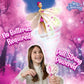 Sky Dancers Flying Doll - Fuchsia Fantasy | Original 90s Throwback Toy that Really Flies | Pull-String Powered, No Batteries Needed | Magical Gift for