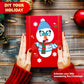JOYIN 48 Pcs Christmas Make A Face Sticker Sheets Make Your Characters with Santa Santa, Gnome, Reindeer, Snowman, Gifts for Kids School Activities