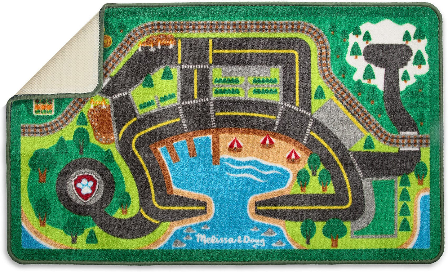 Melissa & Doug PAW Patrol Activity Rug - Adventure Bay (22 Pieces)