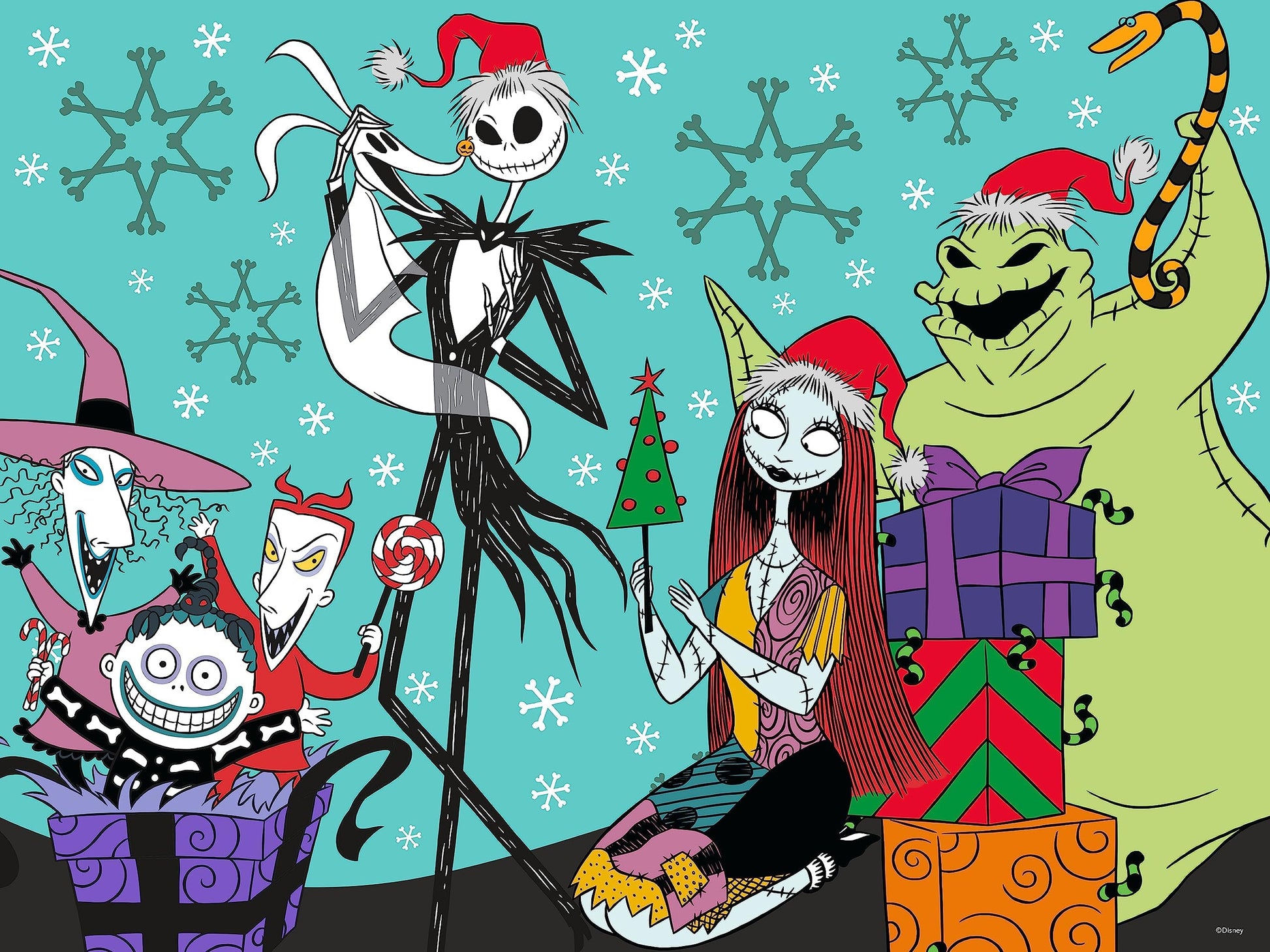 Disney Nightmare Before Christmas Party - 300 Large Piece Puzzle