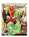 Ninjombie Action Figure - Crimson Fang, Boys Action Ninja Zombie Slime Monster Action Figure, Ages 6+