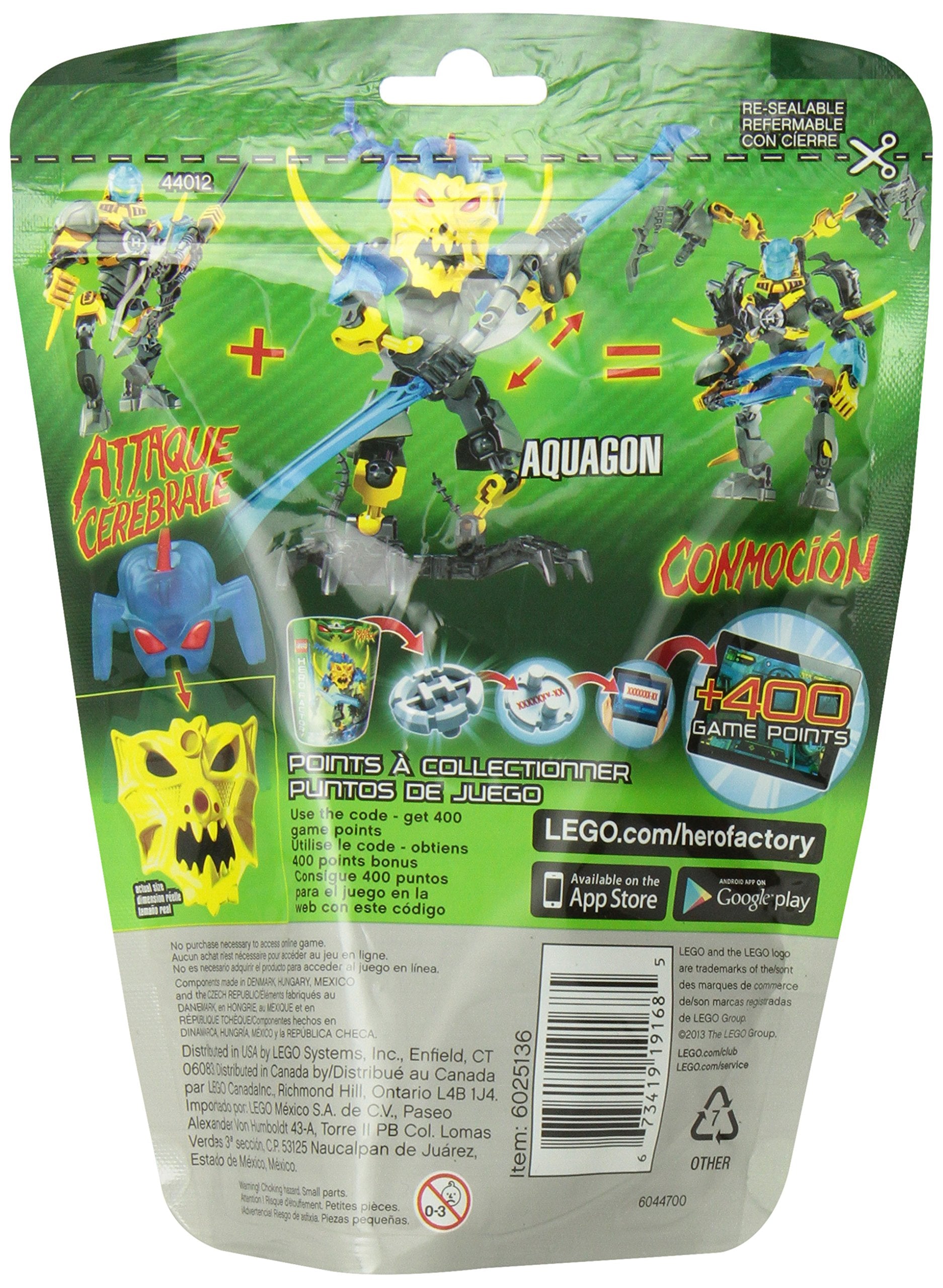 LEGO 44013 Hero Factory Aquagon Action Figure Playset