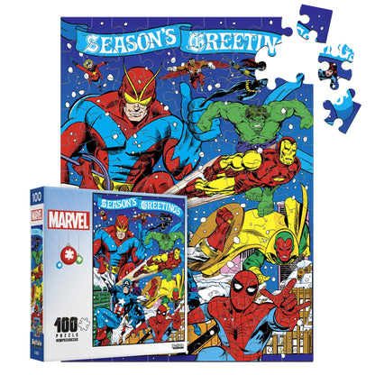 Buffalo Games - Season's Greeting - 100 Piece Puzzle for Kids Ages 6+