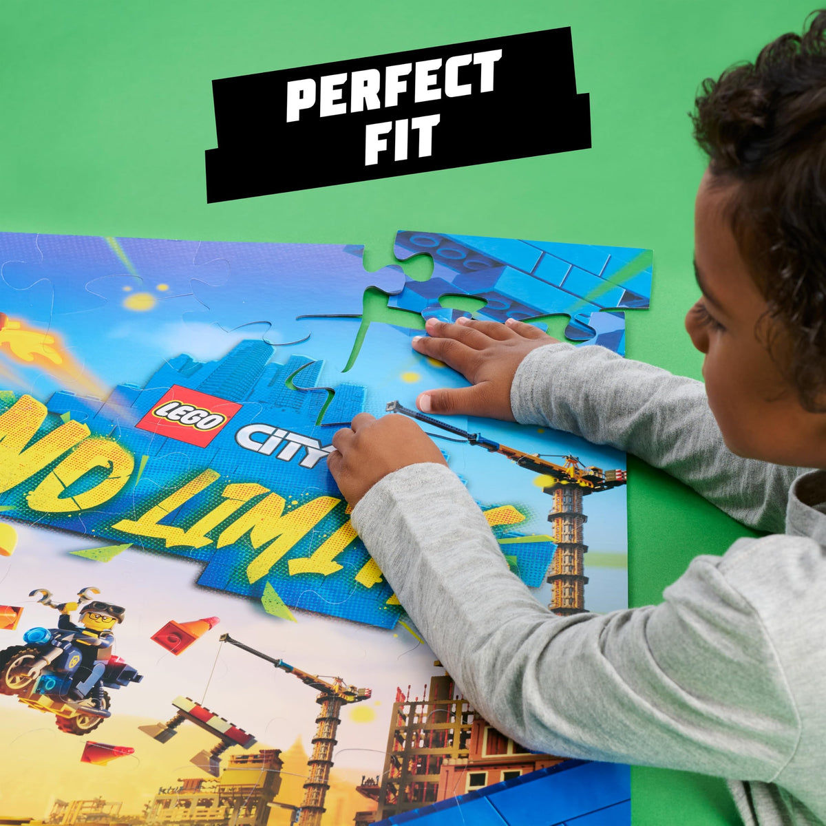 LEGO® City No Limits Double-Sided Floor Puzzle, 50 Pieces