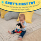 Kids Preferred DC Comics Superman Multi Sensory Activity Toy with Teethers, Crinkle Textures, and Clip for On The Go Fun for Infant and Baby Boys