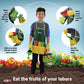 Play22 Kids Gardening Tool Set 12 PCS - Kids Gardening Tools Shovel Rake Fork Trowel Apron Gloves Watering Can and Tote Bag, Toddler Gardening Tools