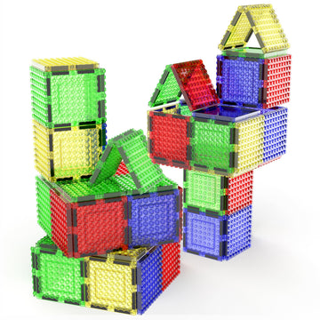 PicassoTiles Magnetic Building Blocks Brick Tiles STEM Creative Magnet Tiles Add Ons Set Construction Toy Socket Spikes Accessory Toys Educational