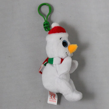 Ty Beanie Bellies (Key Clip) - Brrrnard The Snowman - Soft Plush Stuffed Animal