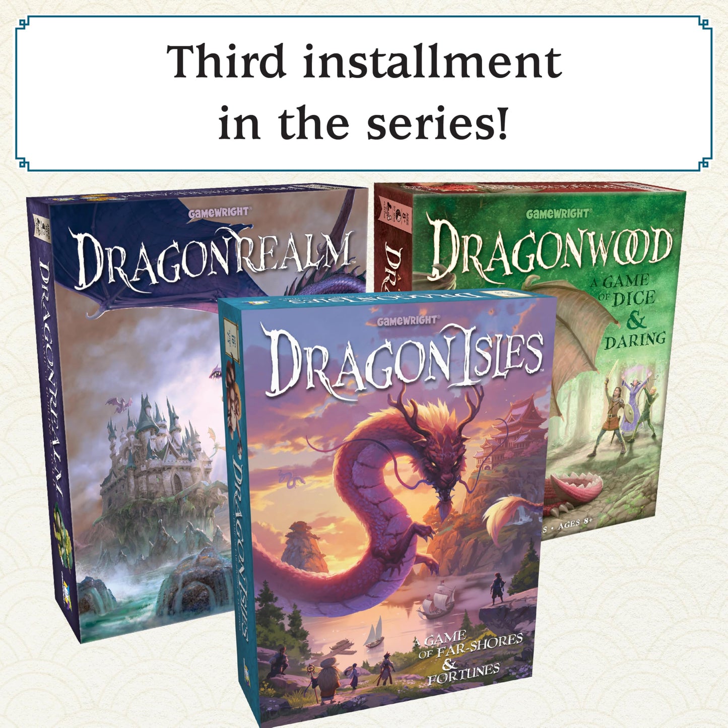 DragonIsles - Fantasy Adventure Family Board Game for 2-5 Players, Ages 10+ - A Journey of Far-Shores and Fortunes!