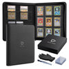 Deck Fort Toploader Binder 9 Pocket Holds 360 Toploaders - Collector Kit Gloves, Tweezers & Gift Box - Holder for 3x4 Top Loaders - Mesh Pocket for