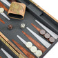 Vovotuzzi Backgammon, Backgammon Sets for Adults, 15" Leather Travel Backgammon Sets - Classic Board Game (World Map Design)