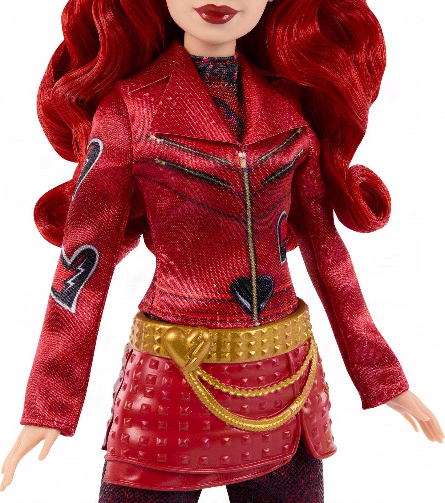 Mattel Disney Descendants: Wicked Wonderland Singing Red Doll with Movie-Inspired Clothes, Sings “Perfect Princess” in English
