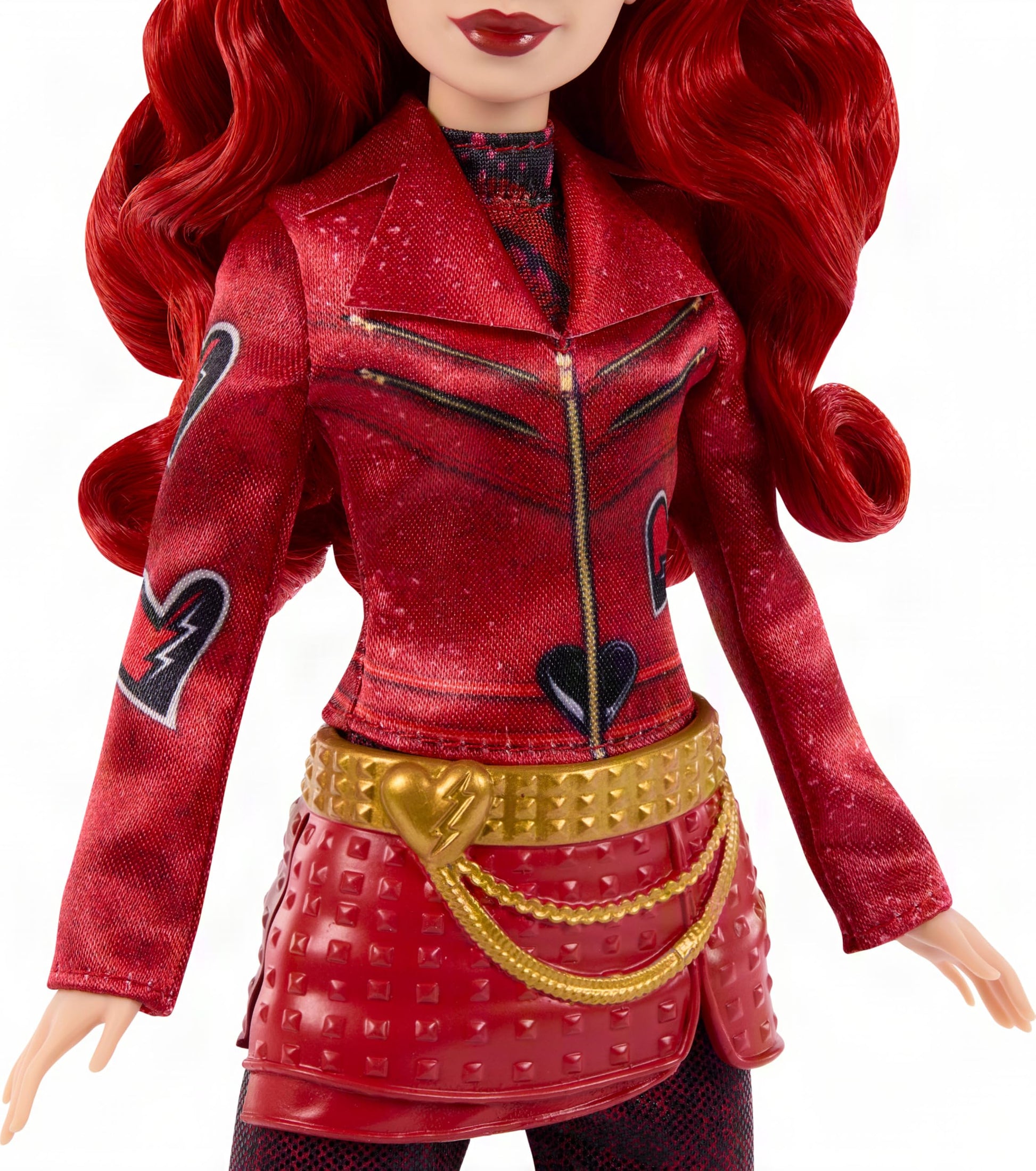 Mattel Disney Descendants: Wicked Wonderland Singing Red Doll with Movie-Inspired Clothes, Sings “Perfect Princess” in English