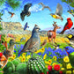 SUNSOUT INC - Texas Birds - 1000 pc Jigsaw Puzzle by Artist: R. Christopher Vest - Finished Size 20" x 27" - MPN# 70939