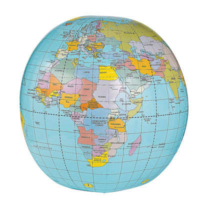 Fun Express Giant Inflatable Globe Beach Ball 33 Inch