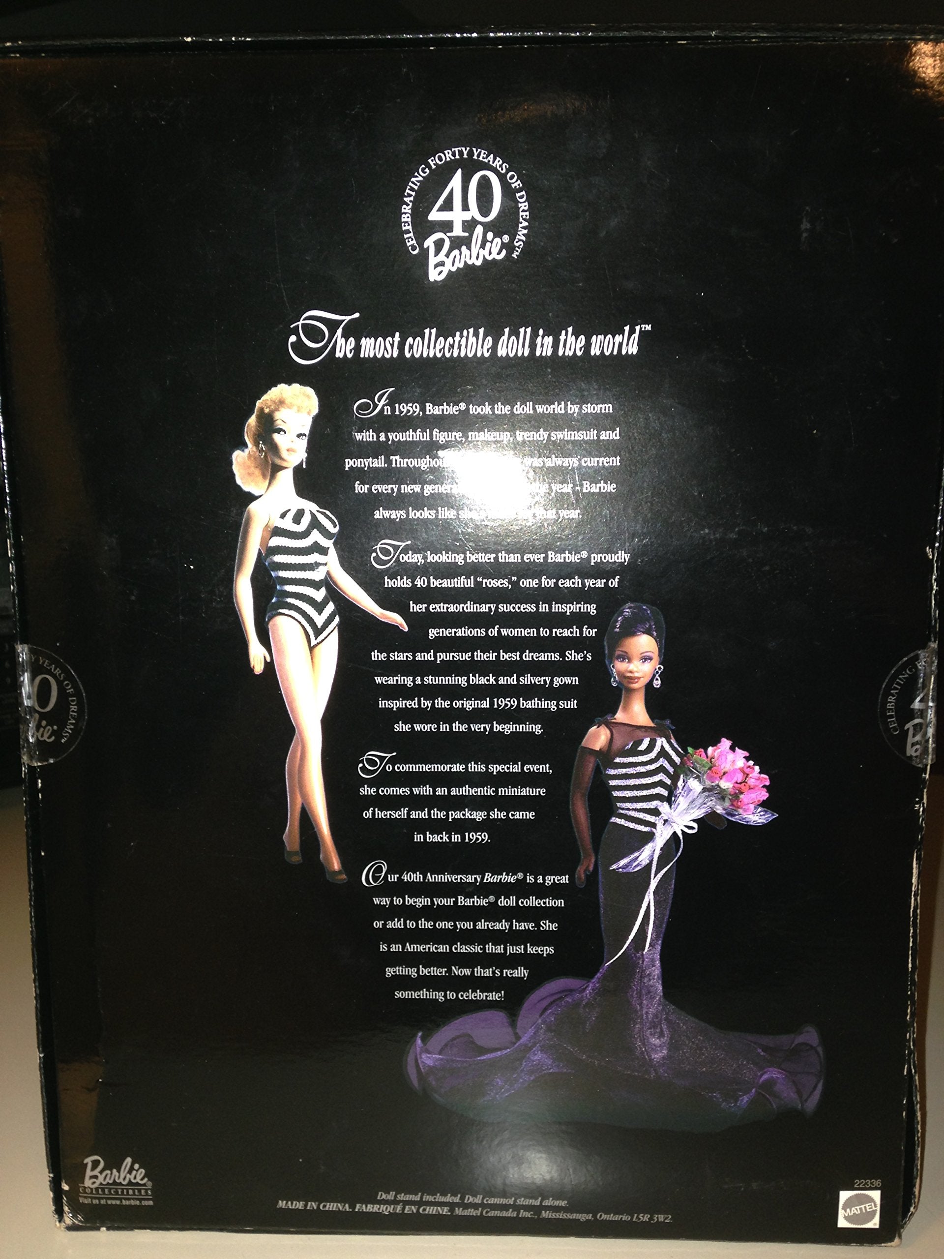 Mattel Barbie 40th Anniversary A.A.