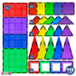 Magnetic Tiles Building Blocks - 113pcs Advanced Set - STEM Toys for 3+ Year Old Boys and Girls -Strongest Magnets - Includes 13 Piece Insert Alphabet
