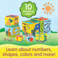 The Learning Journey Pete the Cat Stacking Blocks - 10 Colorful Nesting Cubes - Educational Toddler Toy for Ages 12 Months+ - STEM Learning