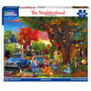 White Mountain 1000 Piece Jigsaw Puzzle Friendly Summer, The Neighborhood