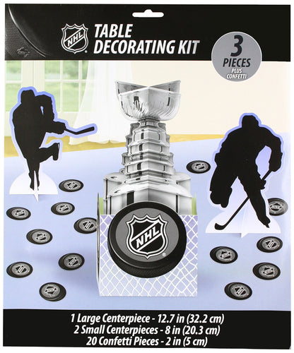 amscan NHL Collection Party Table Decorating Kit Multi Color, 12 1/2"