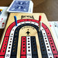 Bicycle 3-Track Color Coded Wooden Cribbage Board Games