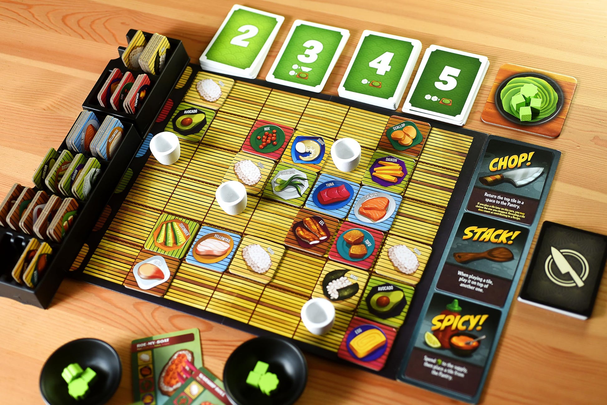 Maki Master Board Game - Compete as Sushi Chefs in a Strategic Sushi-Themed Game for 1-4 Players
