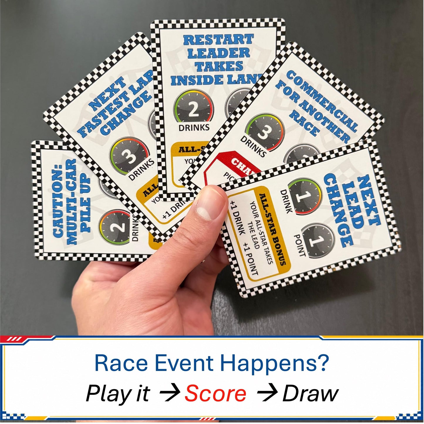 Race Fuel - Live Race Day Card Game for Racing Fans & Watch Parties